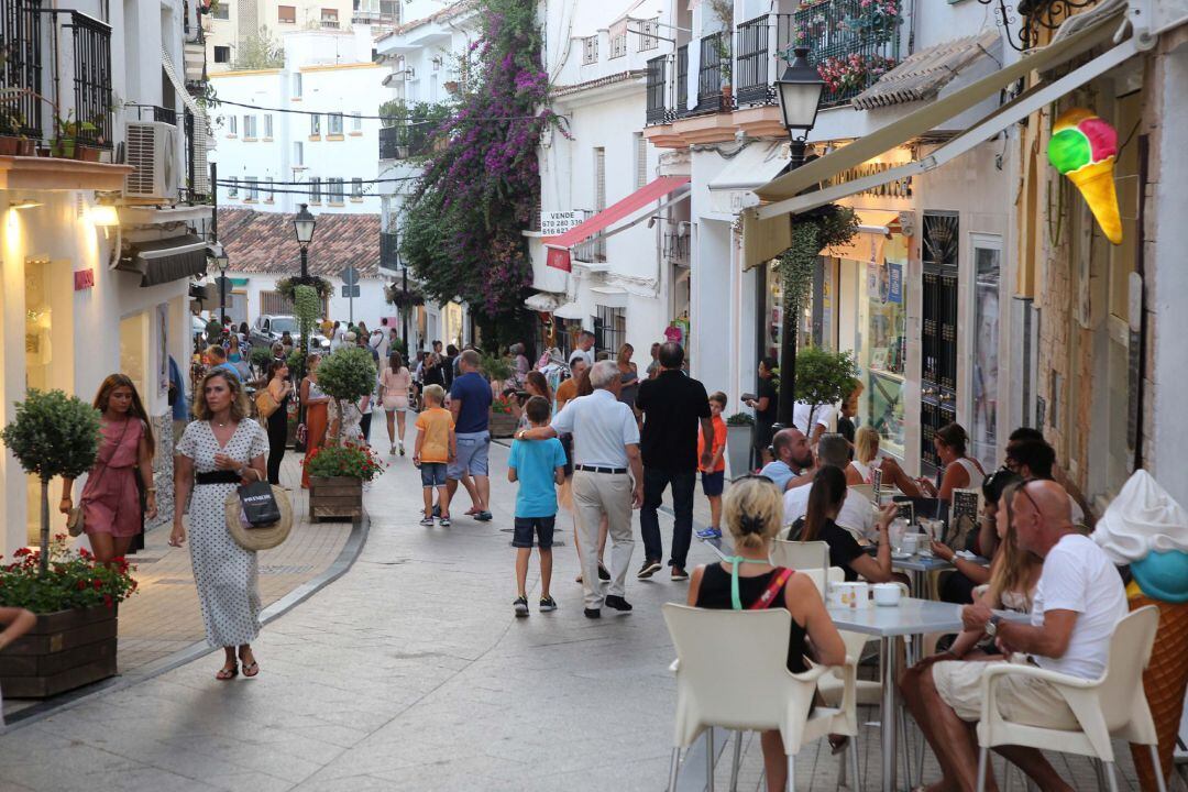 Turistas en Marbella