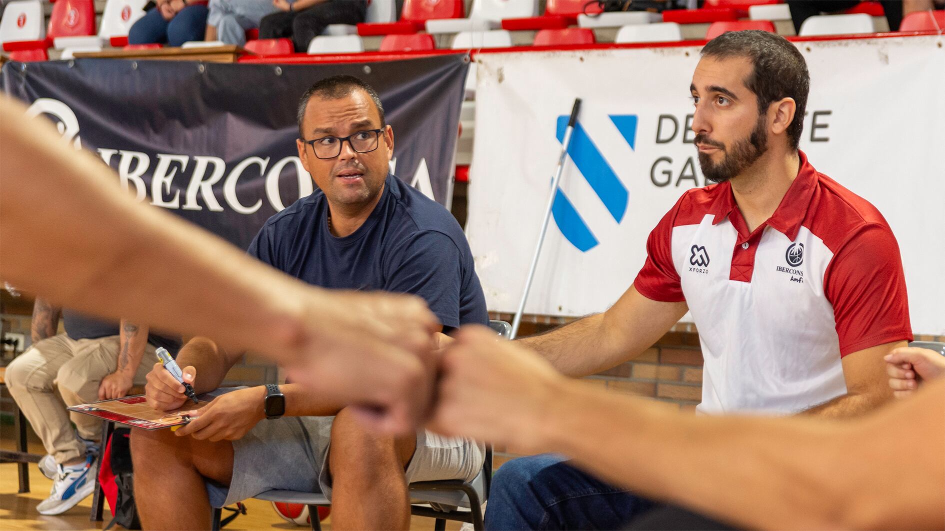 César Iglesias y Pablo Alonso con la Selección Española en silla ruedas