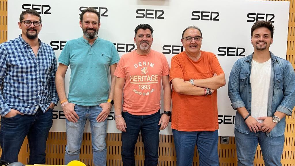 Jose Antonio Sánchez, Jorge Fenor, Txema Almela, Pepe Pallarés y Rubén González