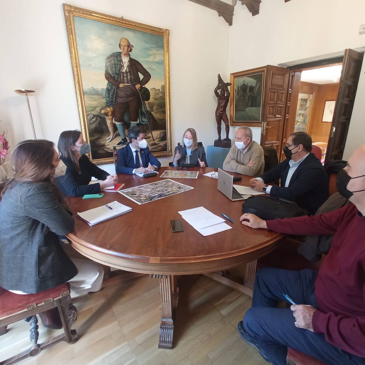 Reunión para impulsar el proyecto de abastecimiento de agua desde Montearagón