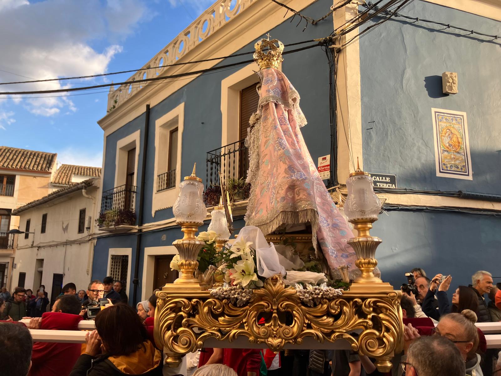 La Morenica, en la mañana del 1 de mayo