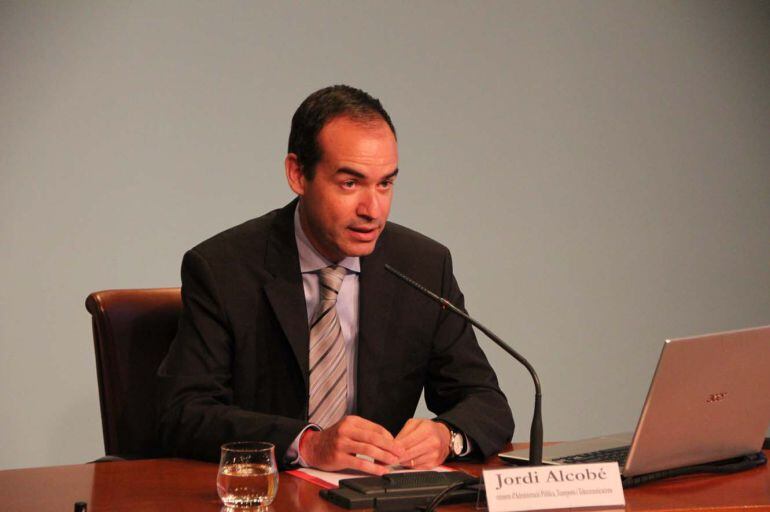 El ministre de Comunicacions, Jordi Alcobé.