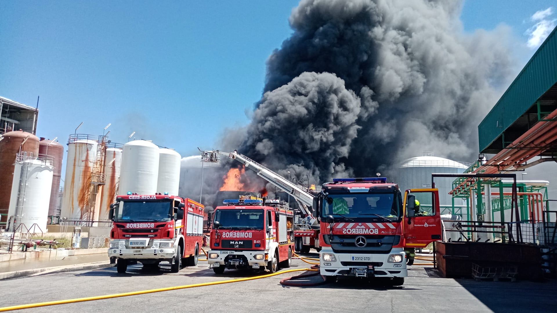 Explosión en la planta de biodiésel de Calahorra