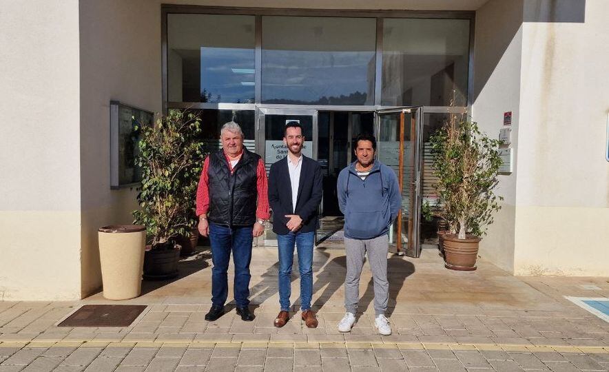 Los representantes de Sa Veu des Poble