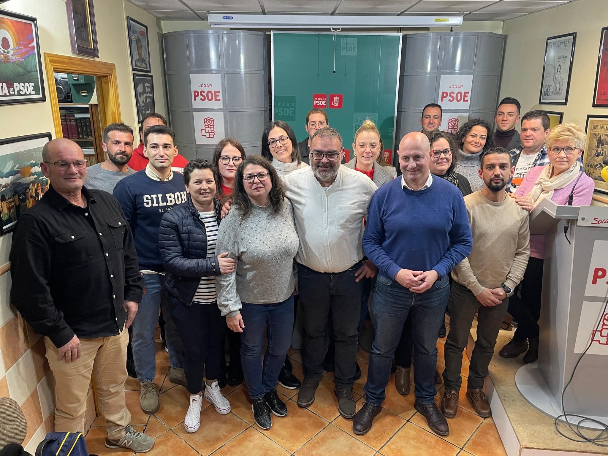 Candidatura del PSOE en su presentación