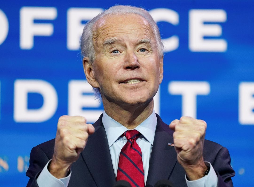 El presidente electo de EEUU, Joe Biden