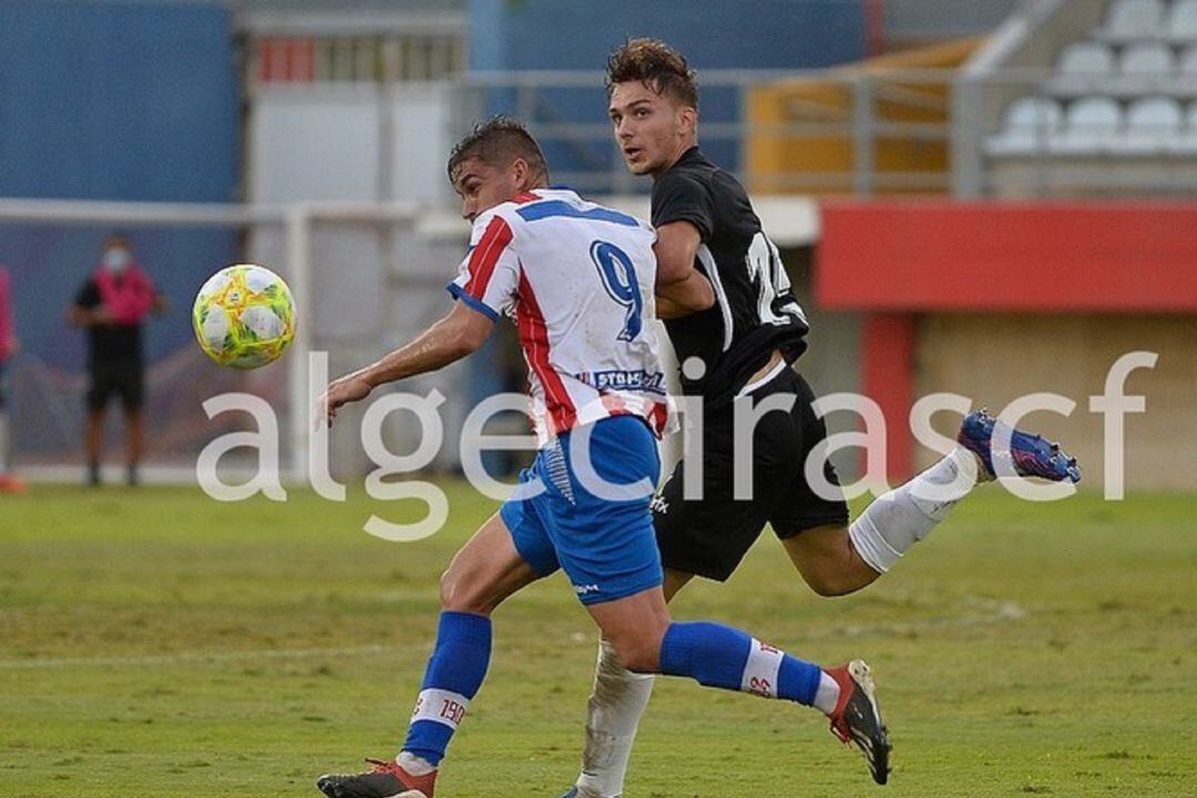 Un momento del partido.