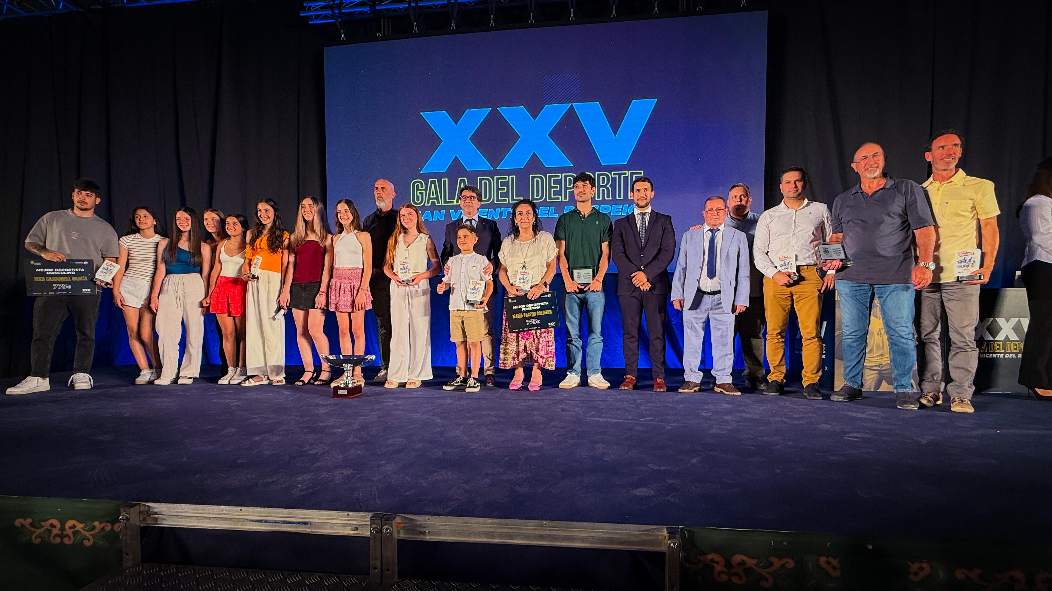 Los ganadores de la 25ª edición de la Gala del Deporte