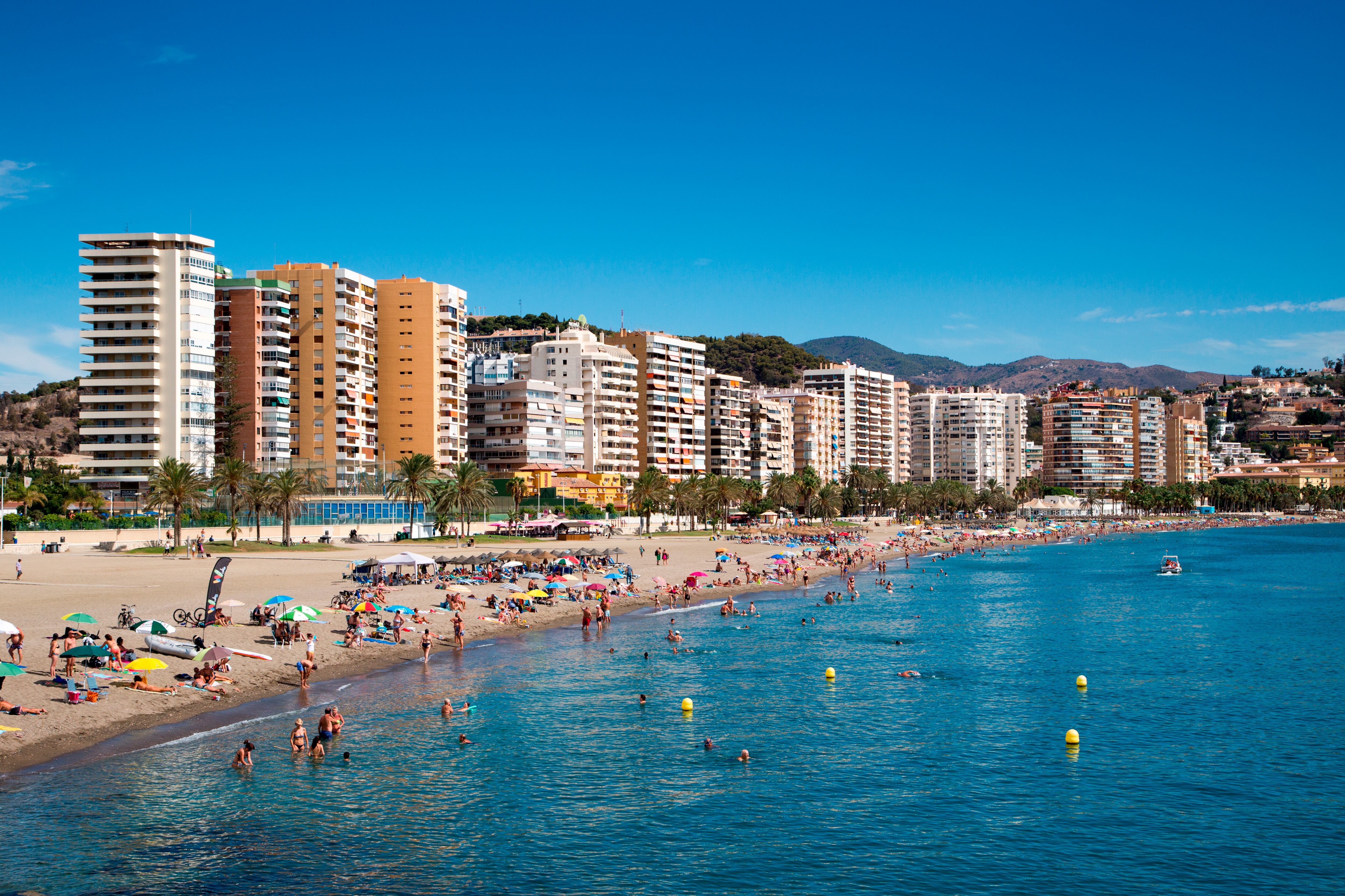 Playa de la Malagueta (Malaga). Getty Images.