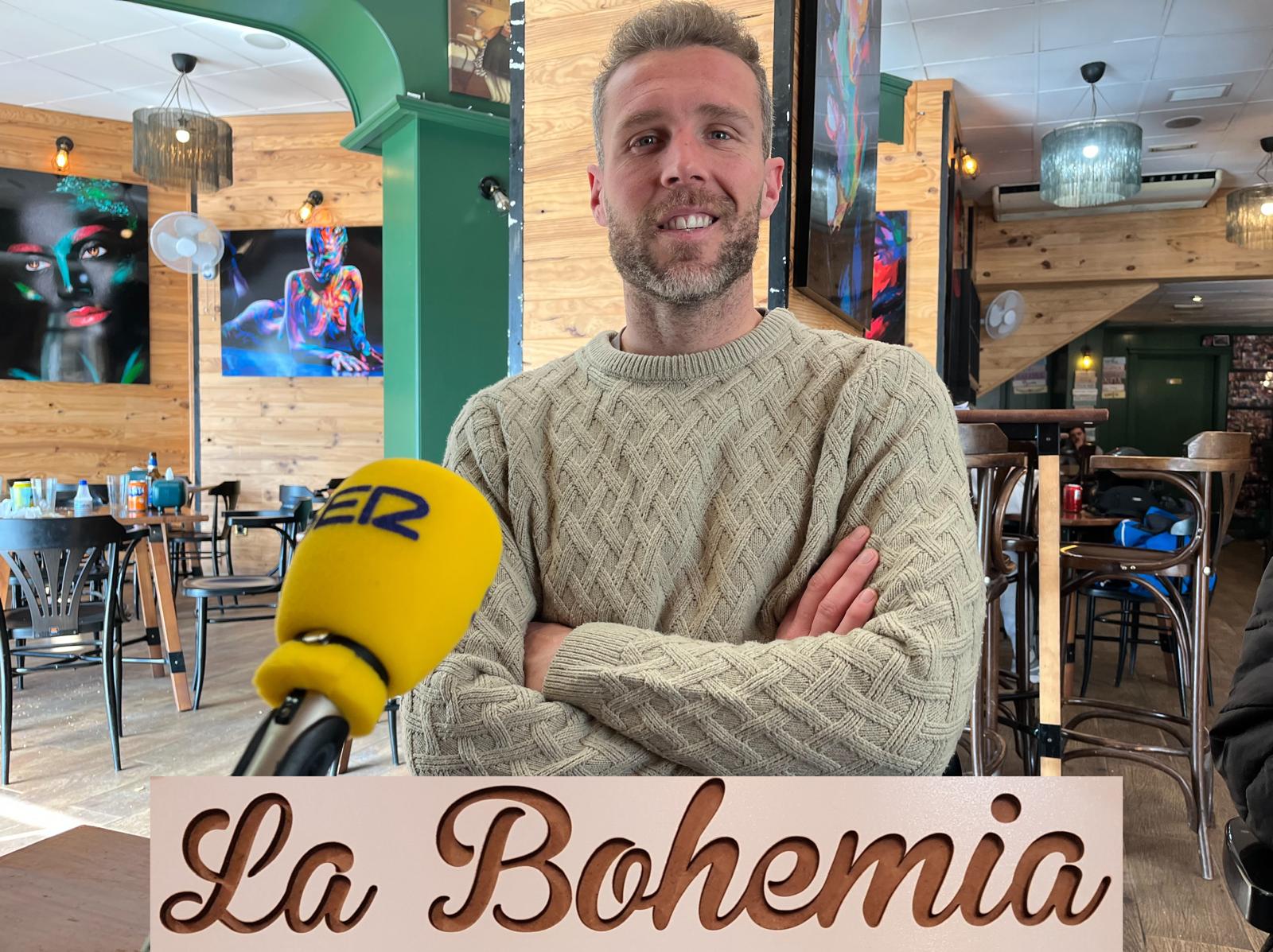 Raúl González, capitán del Alcoyano en La Bohemia