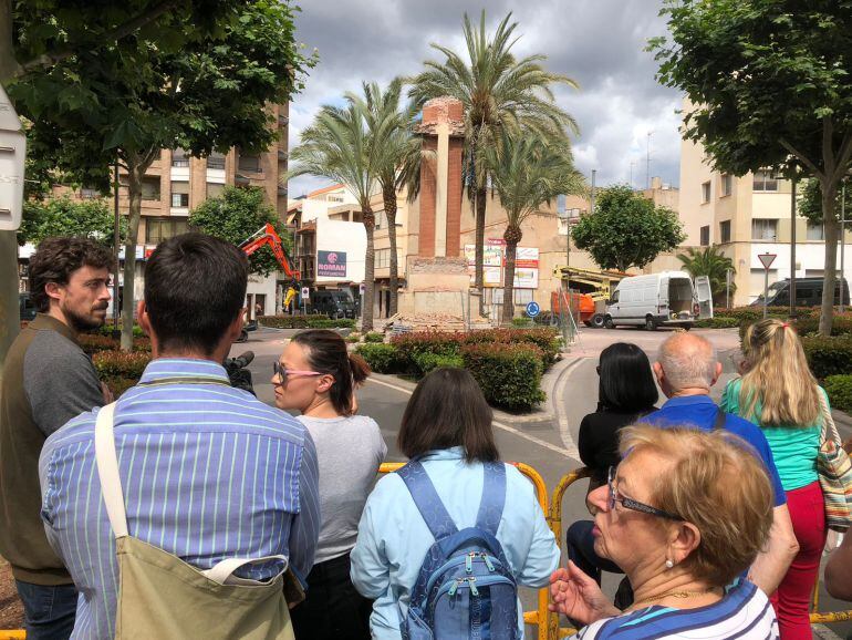 El Ayuntamiento de La Vall d&#039;Uixó derribó en 2018 la Cruz de los Caídos de la plaza de la Paz