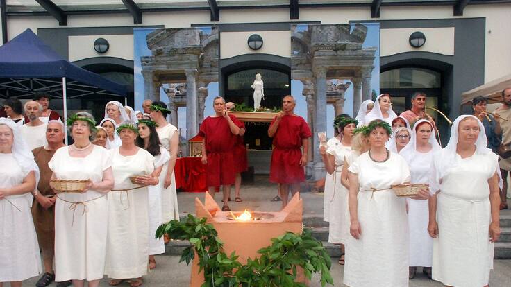 Entrevista con Aizpea Goenaga para conocer los detalles de una nueva edición del festiva romano Dies Oiassonis en Irun