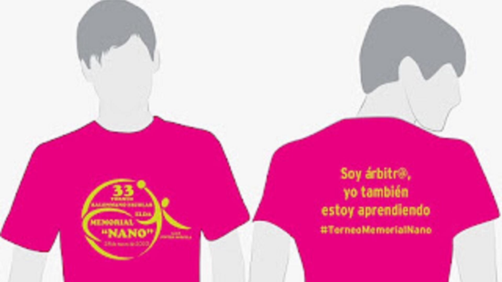 Los árbitros de los partidos lucirán camisetas con un lema especial