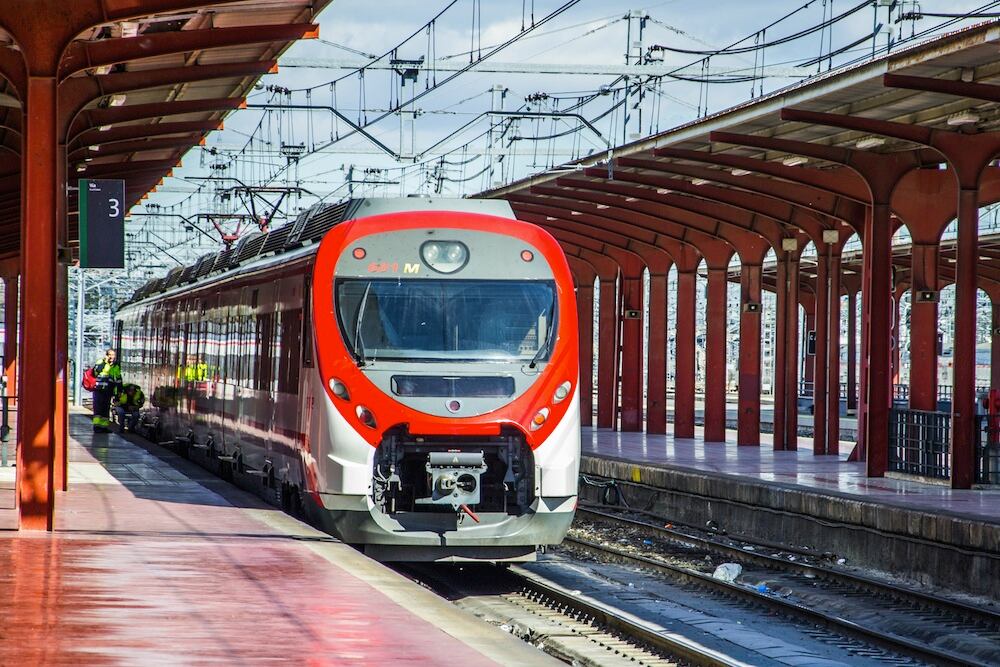 Estación de Chamartín en Madrid.