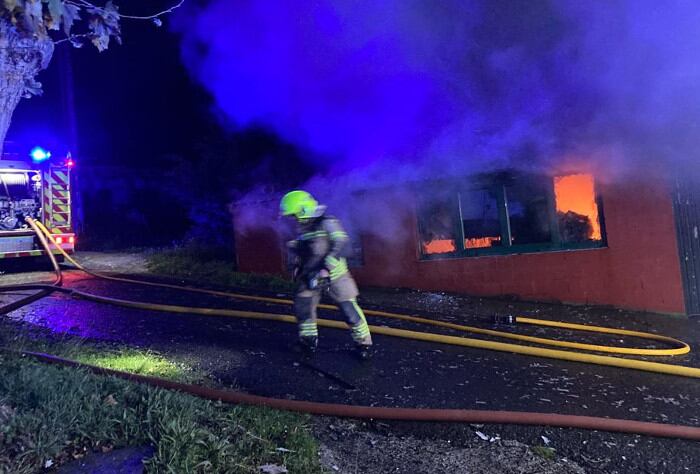 Imagen del operativo cedida por el Ayuntamiento naronés