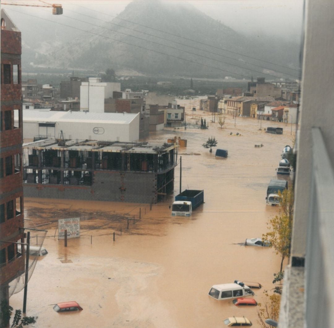 Inundaciones en Gandia en 1987. 