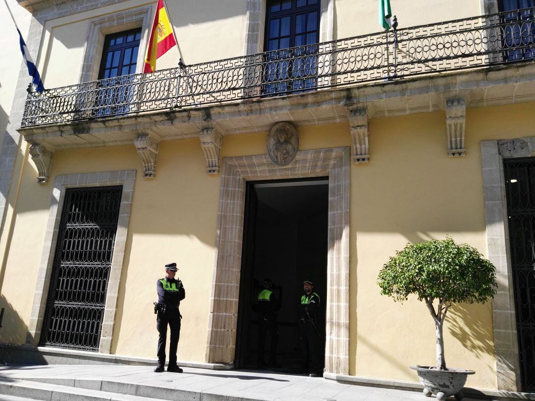 Fachada del ayuntamiento de Jerez