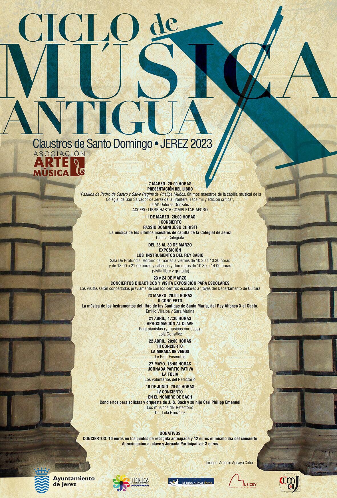Cartel del ciclo de Música Antigua