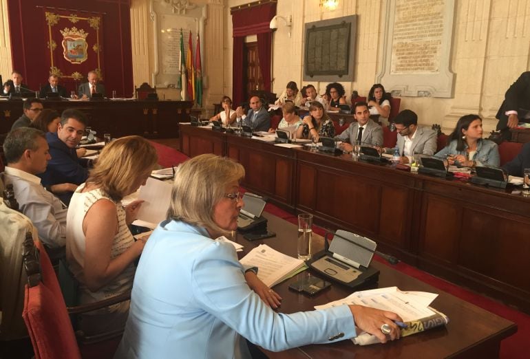 Pleno en el ayuntamiento de Málaga este 24 de septiembre 