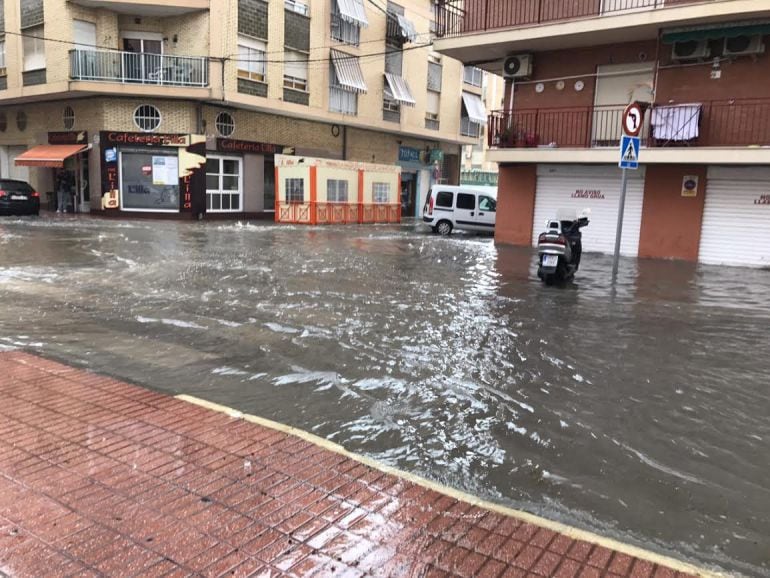 Lluvias en Santa Pola