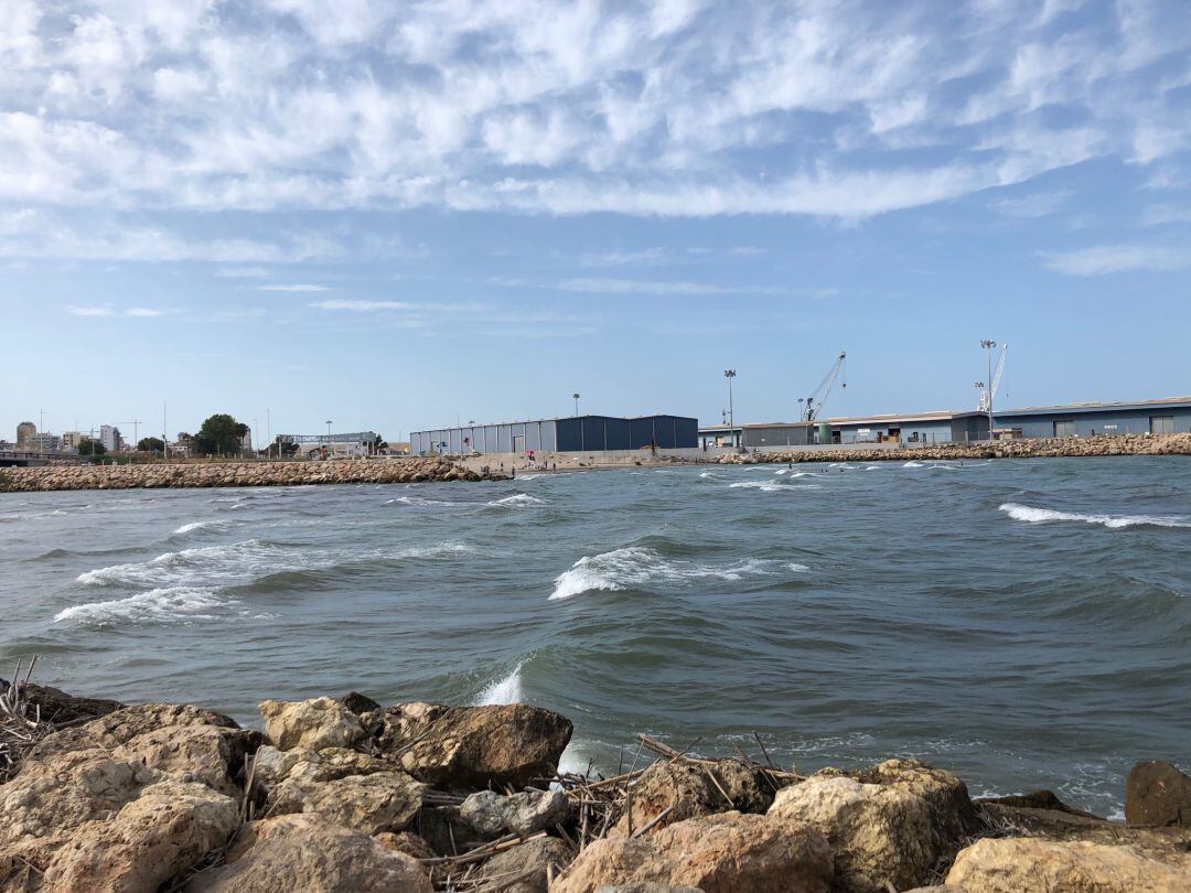 Imagen de la playa de Venecia cerrada durante días por la mala calidad del agua. 