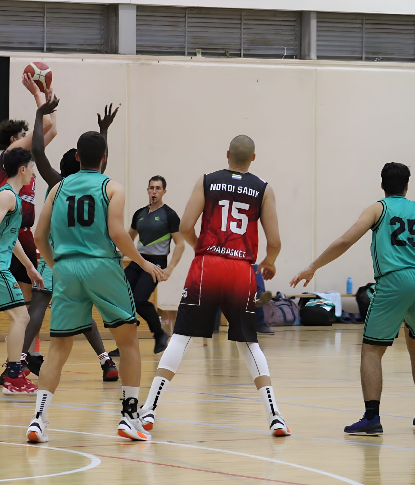 Nordin Sadik Nasseri, jugador del CD Linabasket.