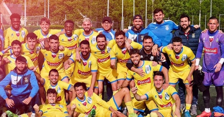 La plantilla de la Arandina tras el último partido de liga