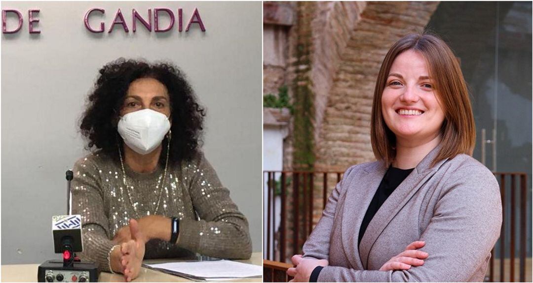 Vicenta Ferrer y Ioana Sintimbrean nuevas concejalas en Gandia y Oliva 