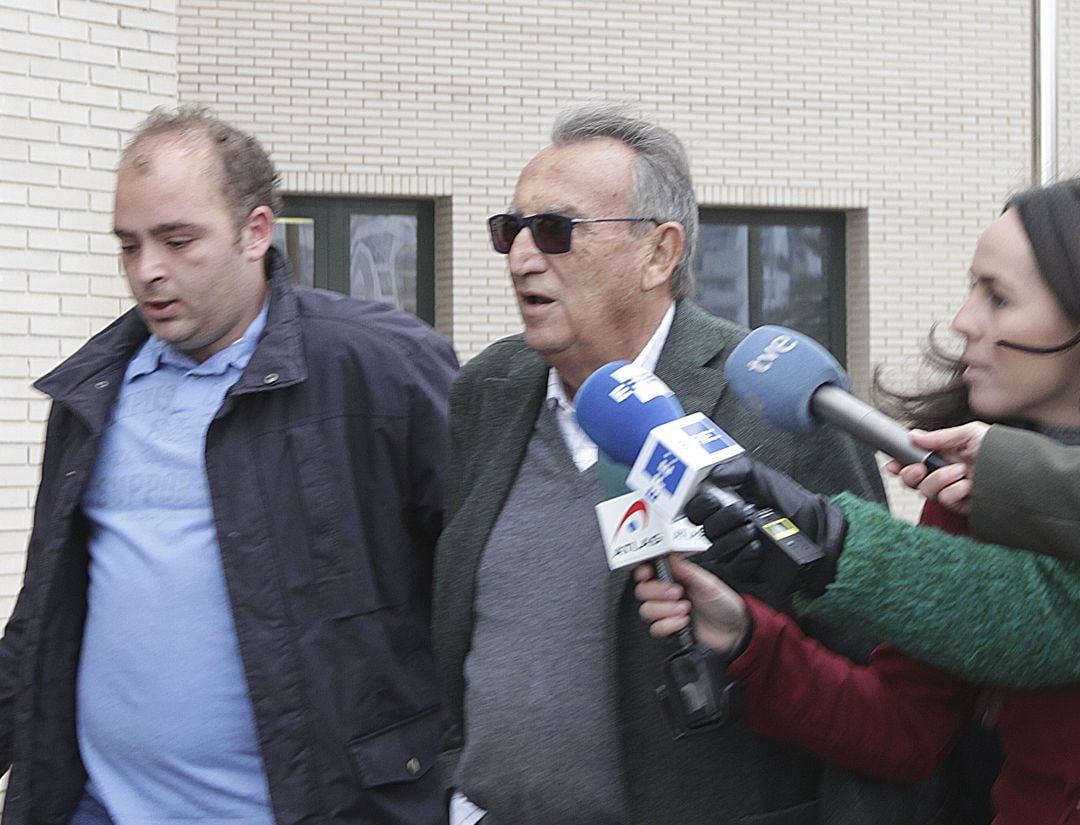 Carlos Fabra entrando en la Ciudad de la Justicia de Castellón. Imagen de archivo