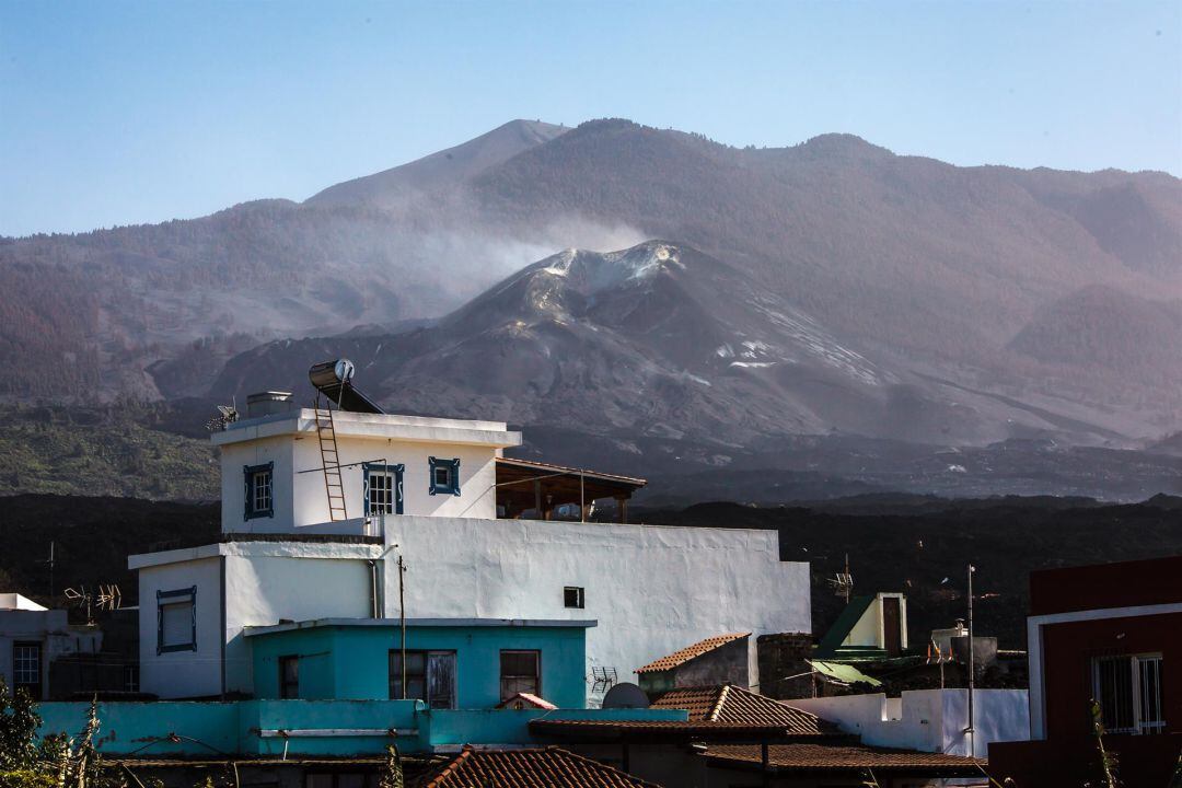 El volcán de Cumbre Vieja el 30 de diciembre de 2021