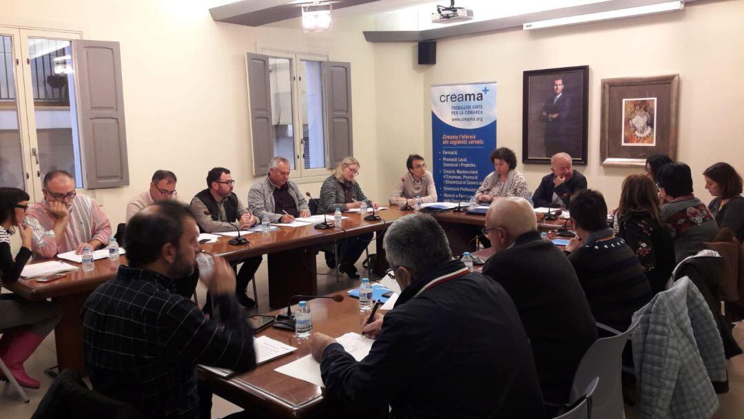 Junta General de Creama, celebrada en el ayuntamiento de Pedreguer.