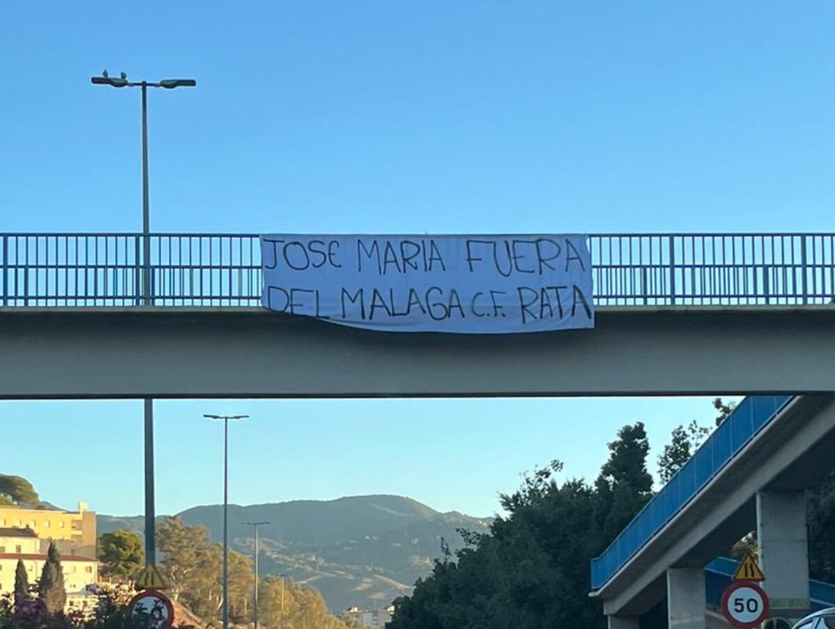 Mensaje contra el administrador judicial sobre el puente de la avenida Valle Inclán