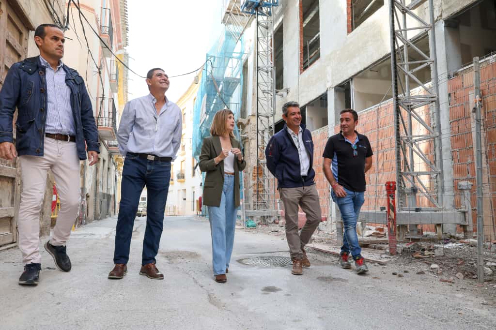 Obras en la calle Selgas