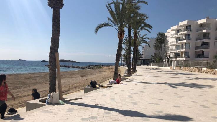 El renovado Paseo de Figueretes se reabre parcialmente