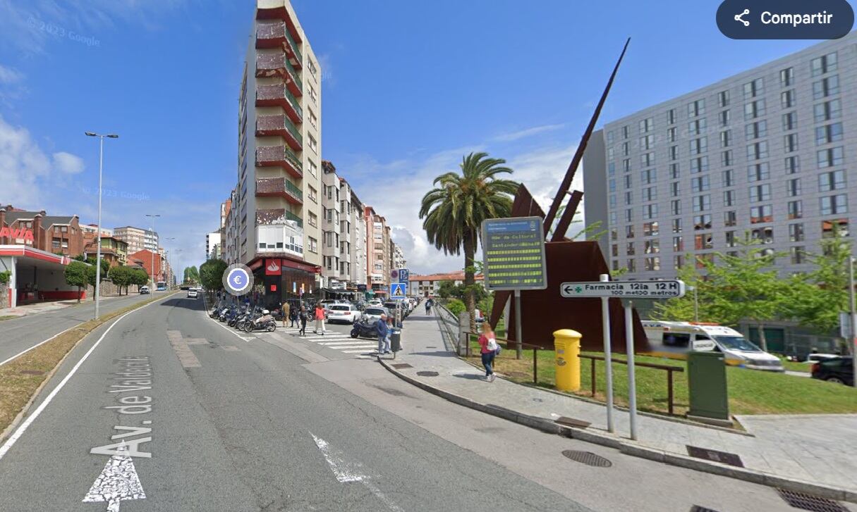 Avenida de Valdecilla y Padre Rábago, dos de las zonas afectadas por el corte en el suministro de agua.
