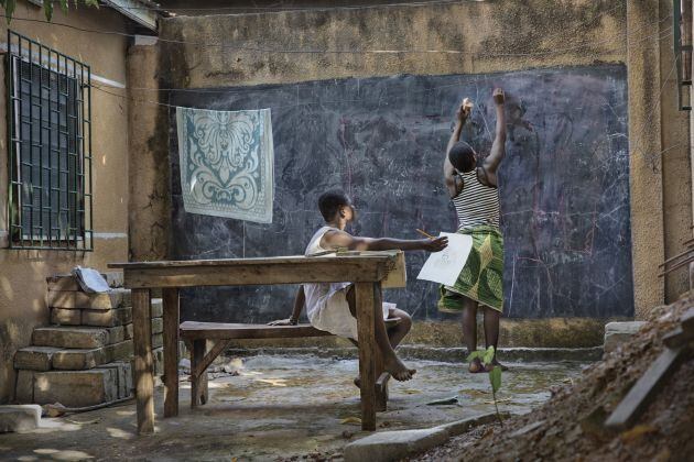 Adolescentes en uno de los centros de rehabilitación de Togo y Benin