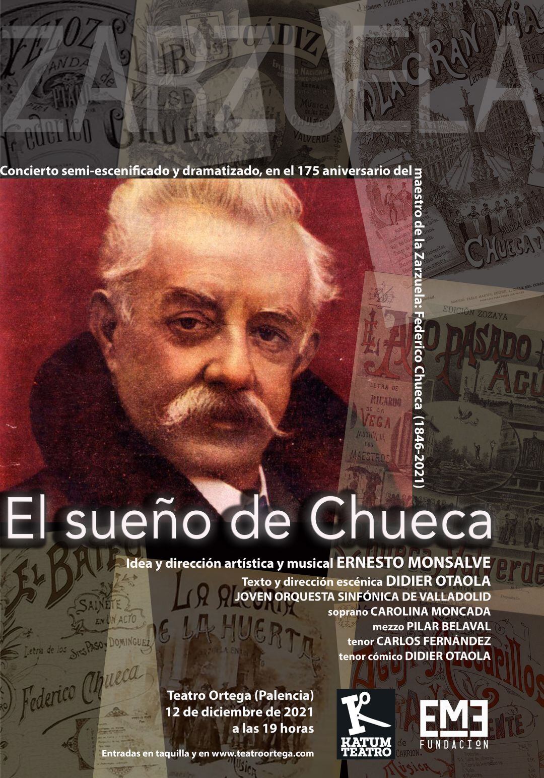El Teatro Ortega rinde homenaje a Federico Chueca con un concierto de zarzuela