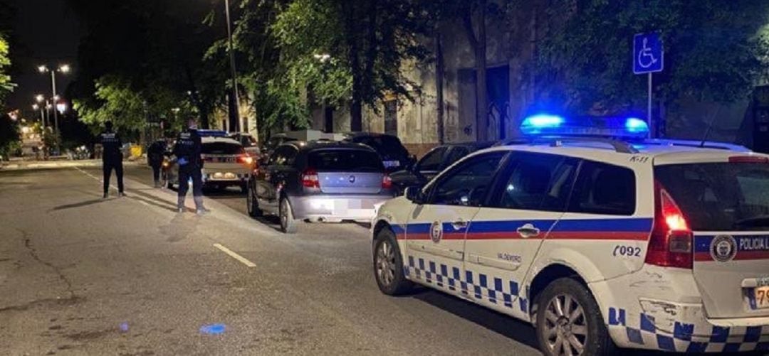 Imagen de archivo de una de las actuaciones de los agentes valdemoreños durante el Estado de Alarma