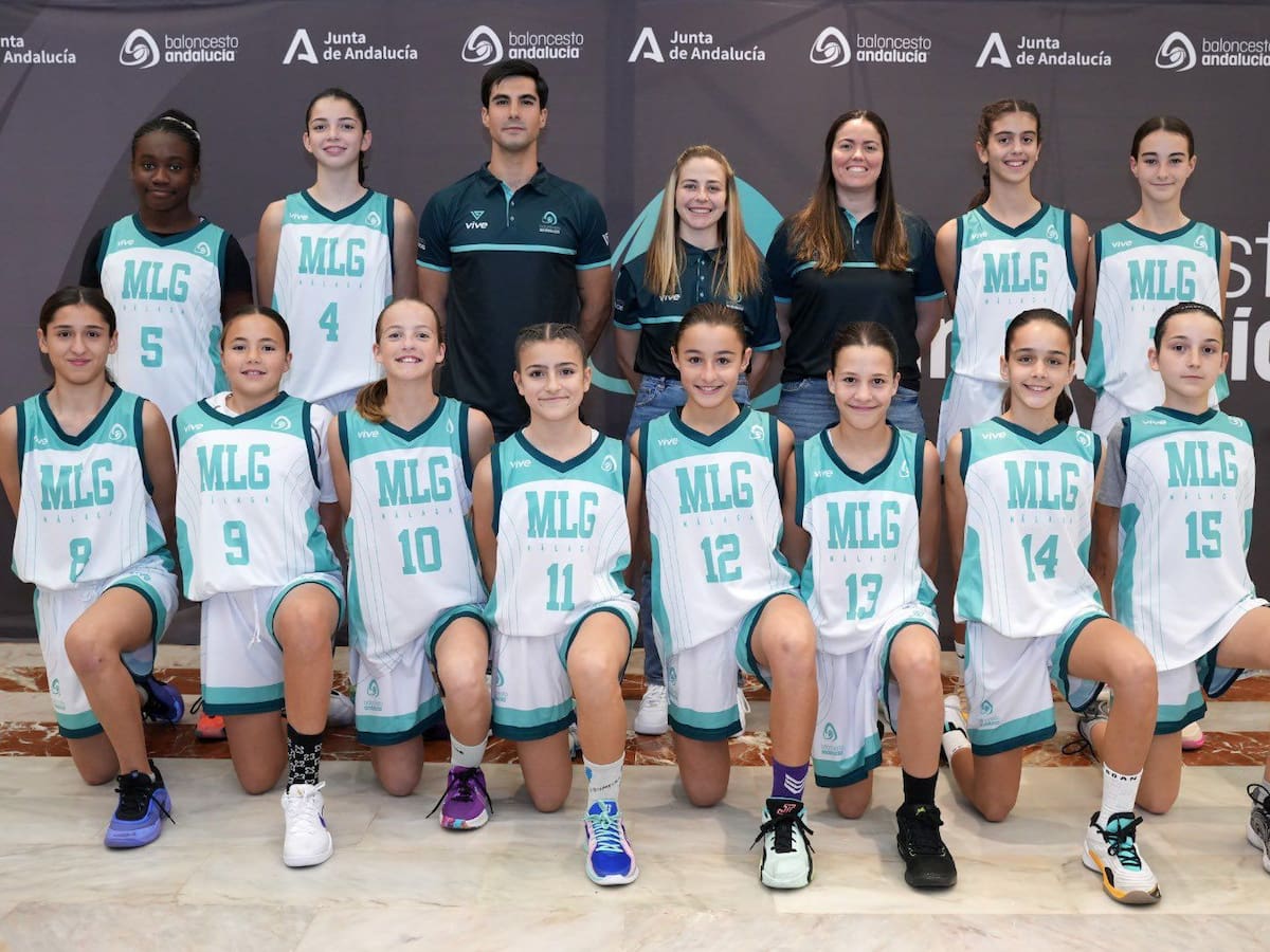 Málaga Campeona de Andalucía mini de baloncesto femenino