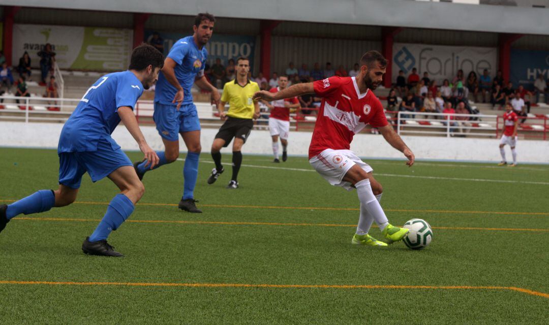 Un momento de un partido.