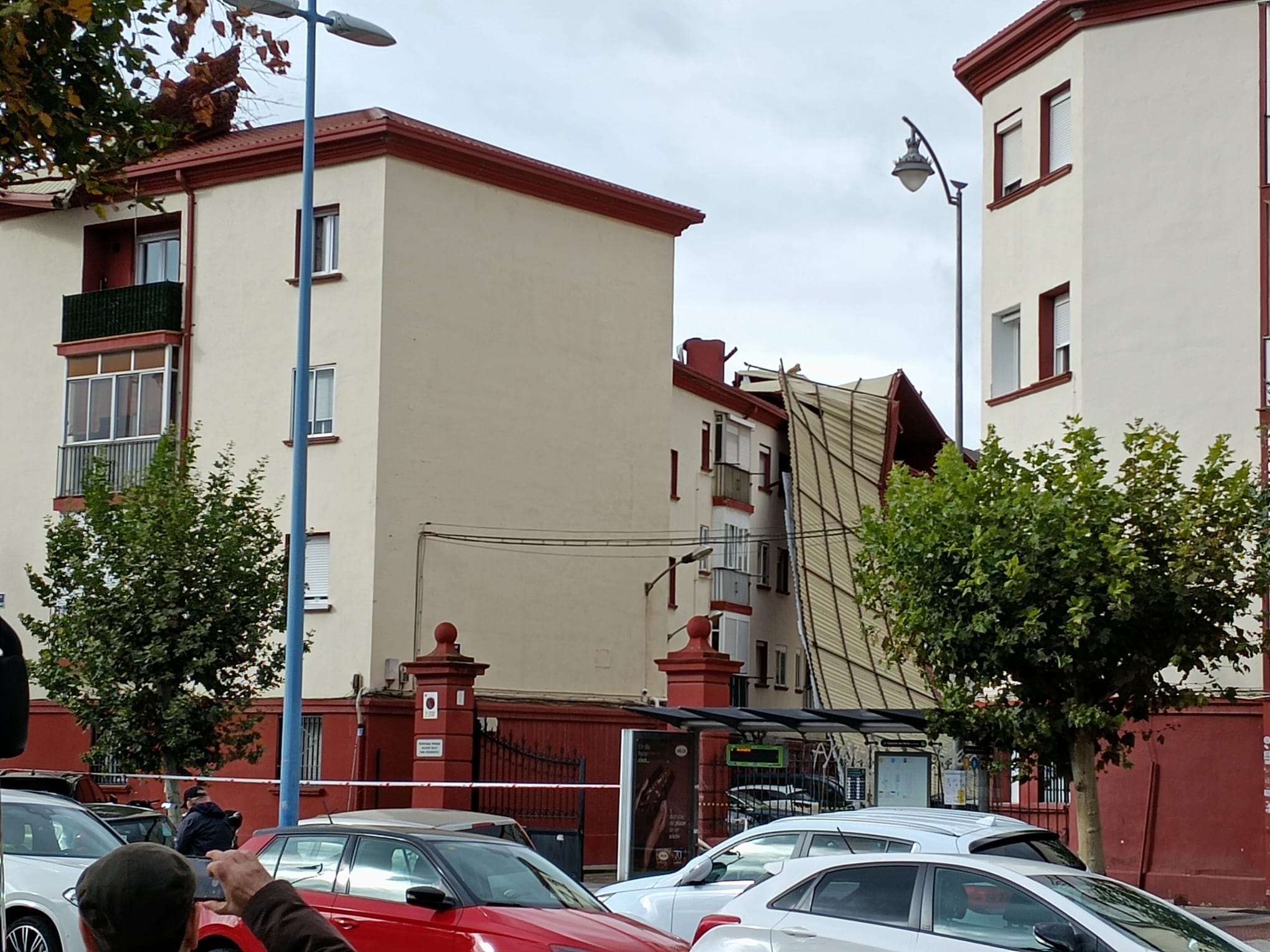 Efectos de las rachas de viento en un edificio de Valladolid