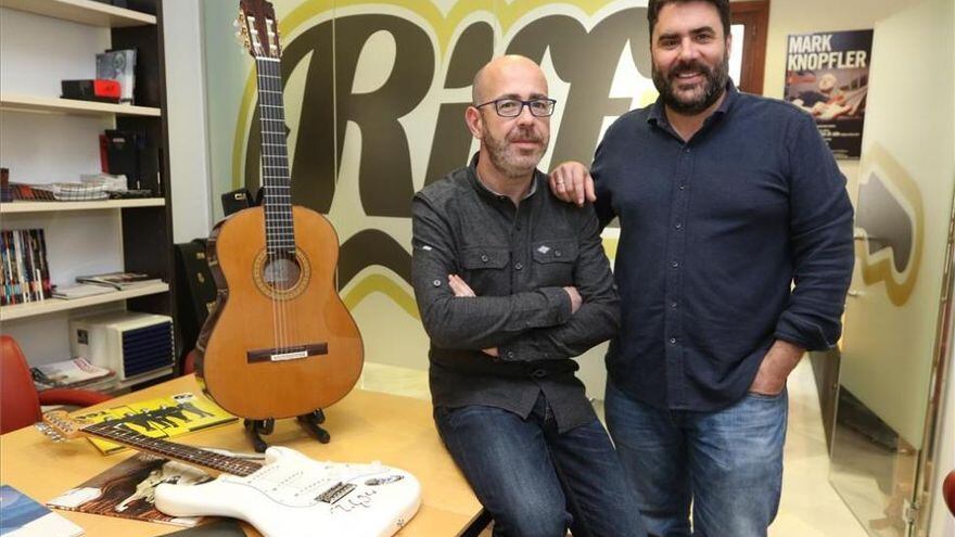 Chris Ortiz y Carlos Espinosa directivos de Riff producciones