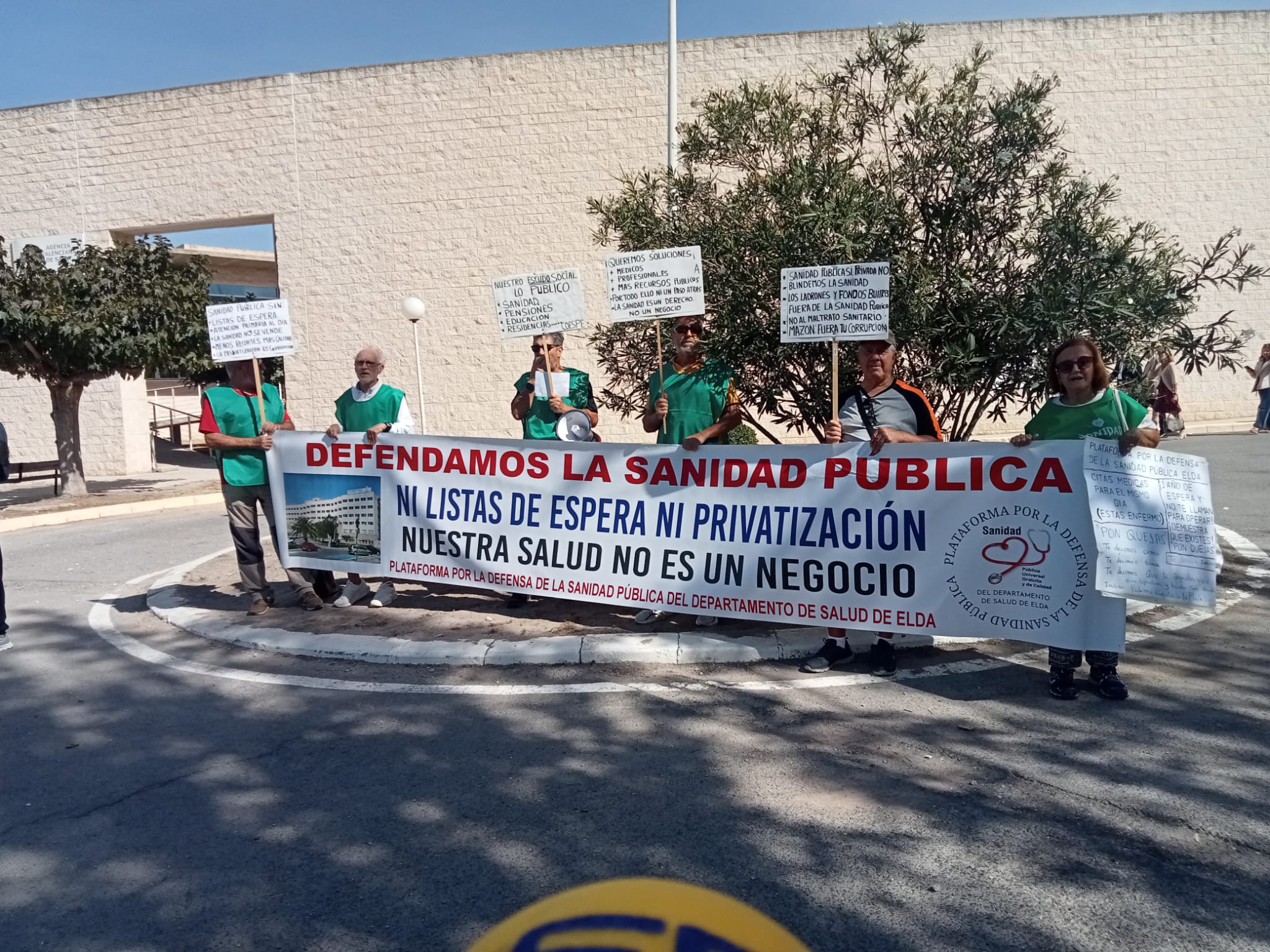 Reciente protesta de la asociación