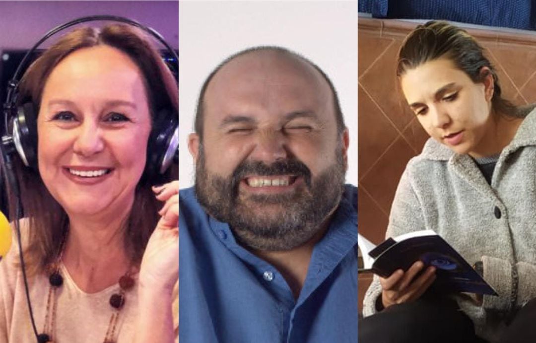 De izquierda a derecha: María Dueñas (escritora); Félix Albo (contador de historias y escritor) y Paula Marco (escritora)