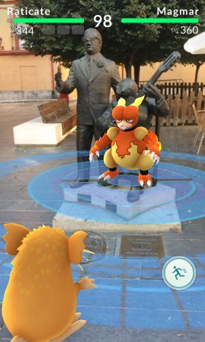 Pelea de pokemon frente a Porrina de Badajoz