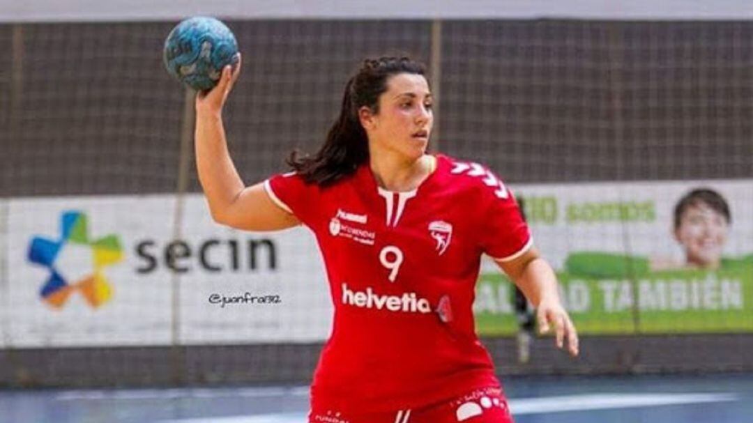 Nuria Andreu en un partido de Liga con el Helvetia Alcobendas