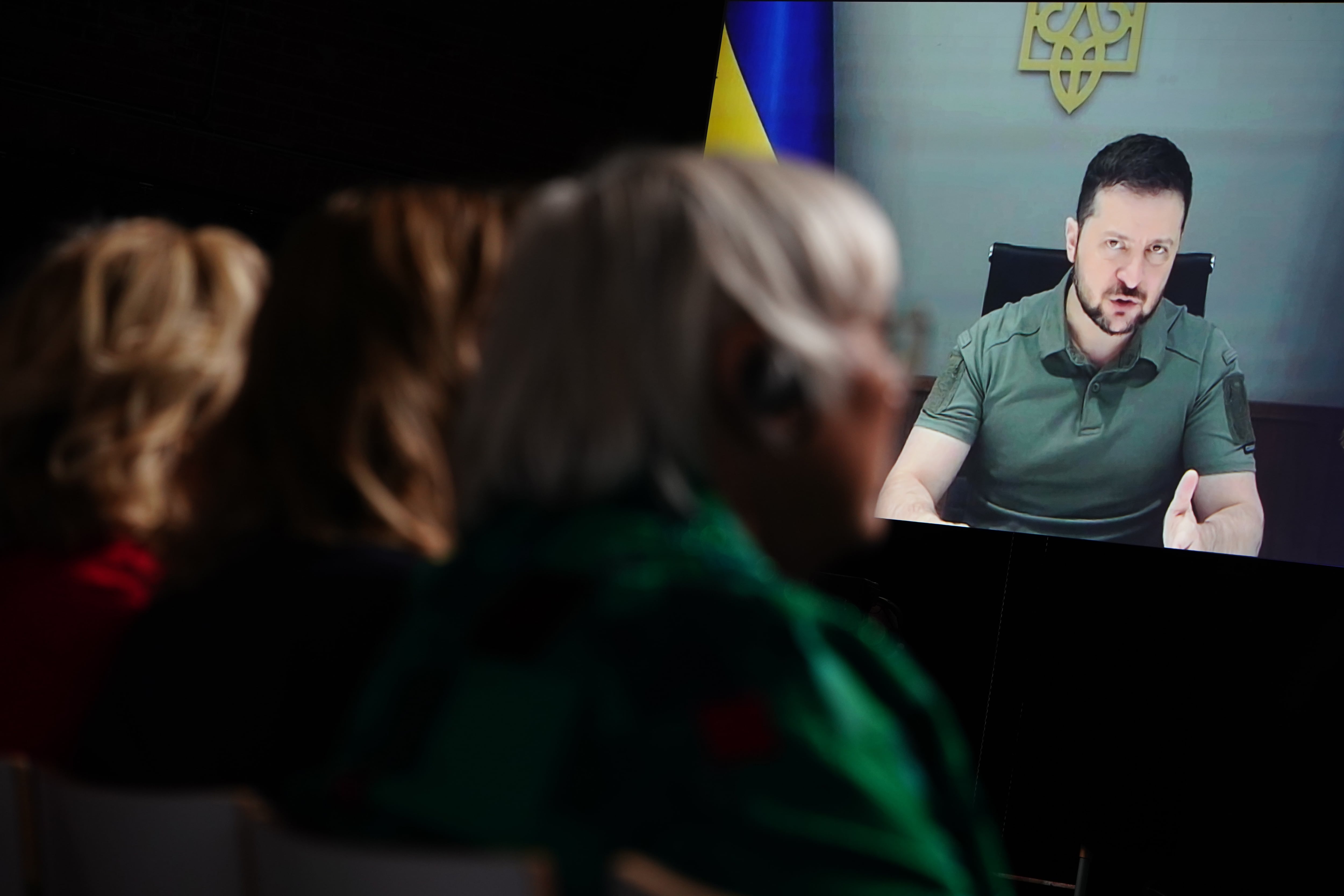 El presidente de Ucrania, Volodymyr Zelensky.