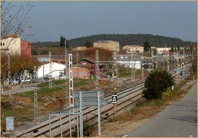 L&#039;estació de Camallera. Foto: Ajuntament de Camallera