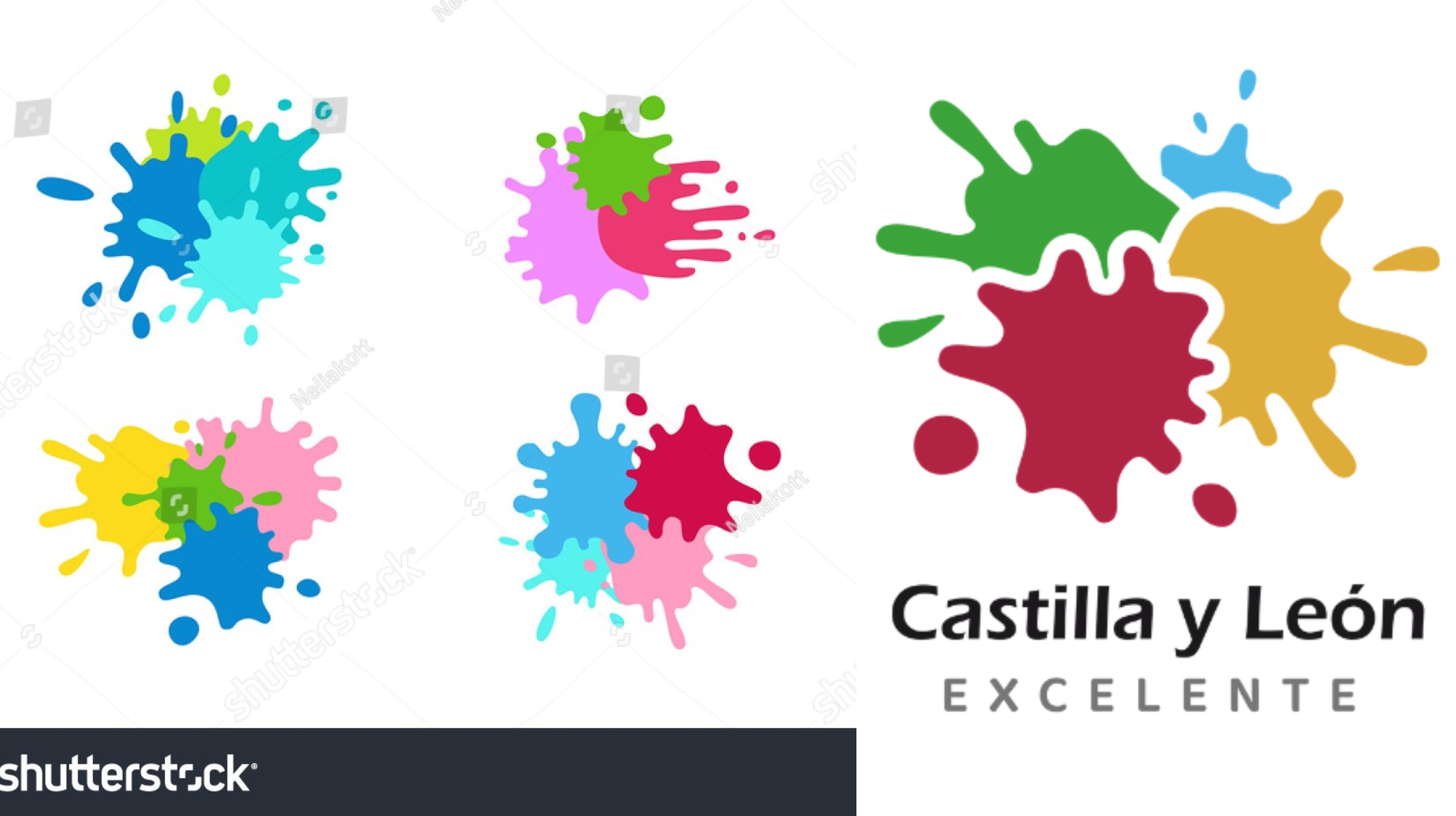 Comparación entre el banco de imágenes Shutterstock y la nueva marca turística de la Junta de Castilla y León