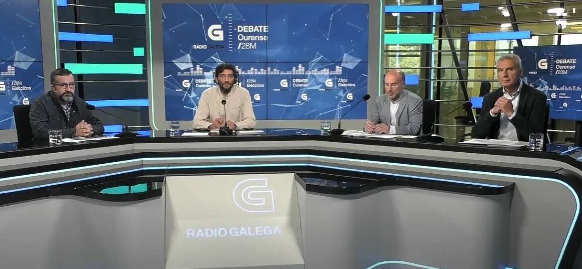 Imagen del inicio del debate en la CRTVG
